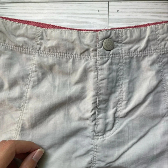 Llbean tan cargo athletic hiking skirt with pockets women’s size 10 - Picture 6 of 13